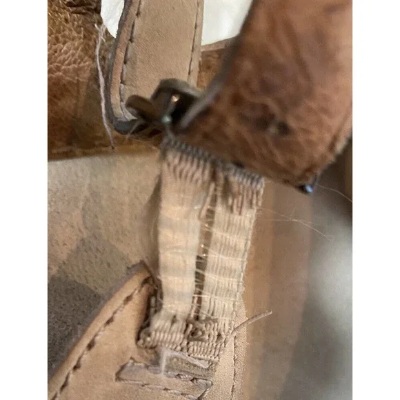 Dansko Women’s Size 40/US 9.5 Ivory Leather Cross Strap ‘Sela’ Slide Sandals - Picture 14 of 14